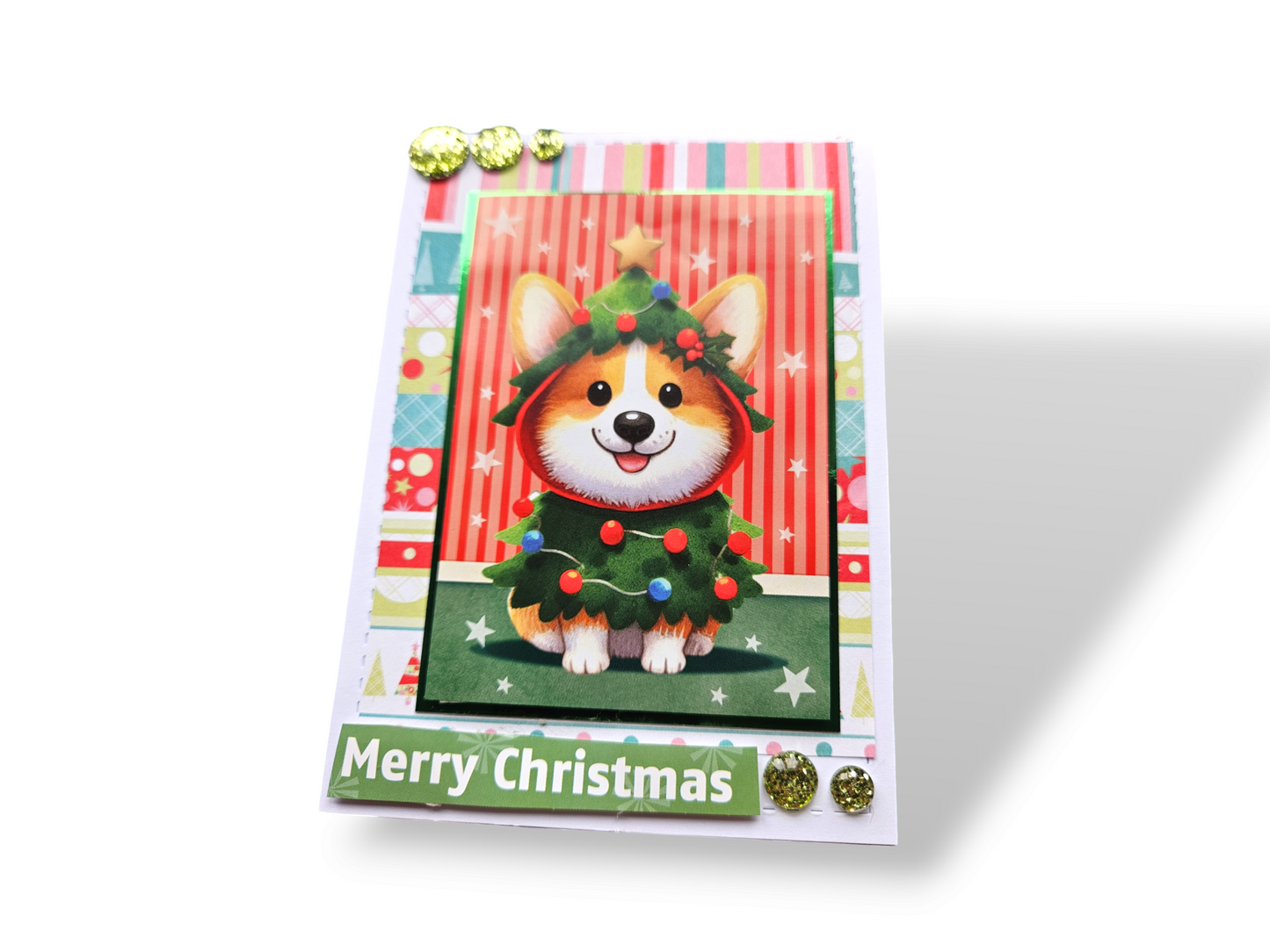 Christmas Tree Doggy Card