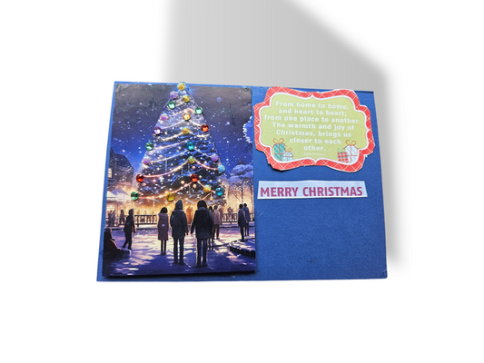 Children and the Christmas Tree Card