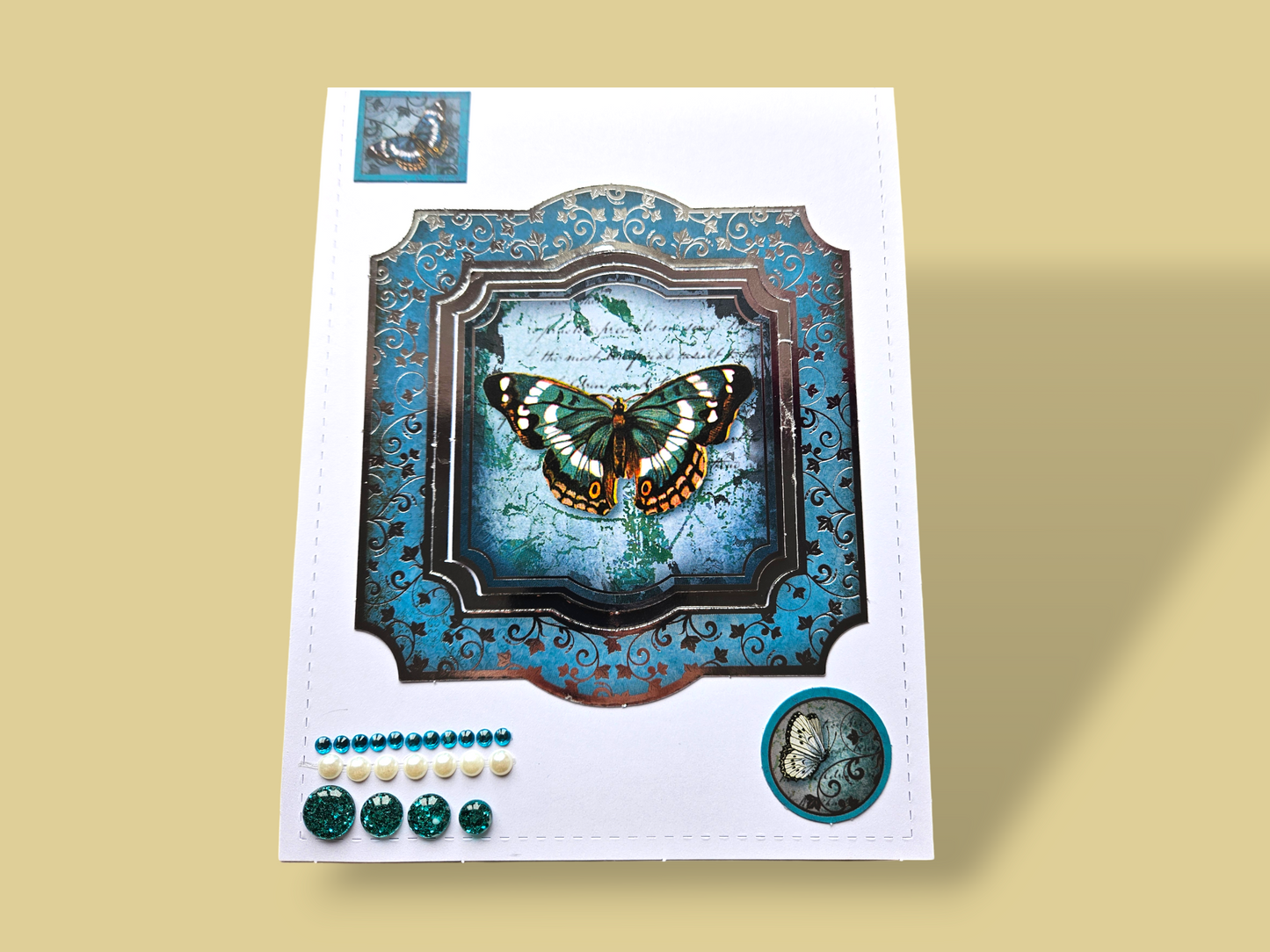 Blue Butterfly Card