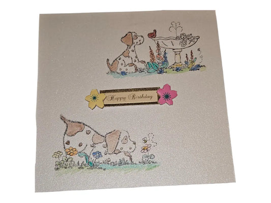 Doggy Duo Birthday Card